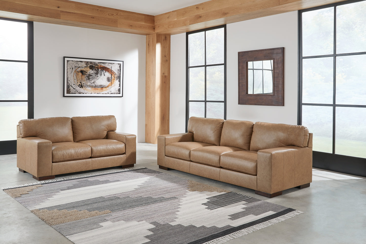Lombardia Sofa, Loveseat, Chair and Ottoman Signature Design by Ashley®