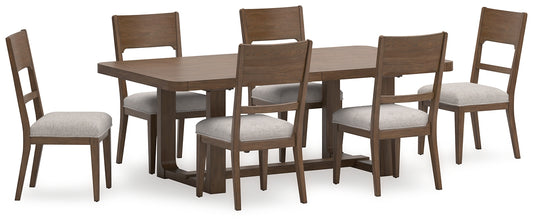 Cabalynn Dining Table and 6 Chairs Signature Design by Ashley®