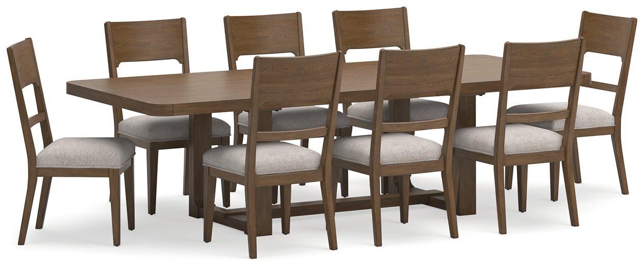 Cabalynn Dining Table and 8 Chairs Signature Design by Ashley®