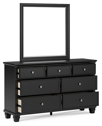 Lanolee Full Panel Bed with Mirrored Dresser, Chest and Nightstand Signature Design by Ashley®