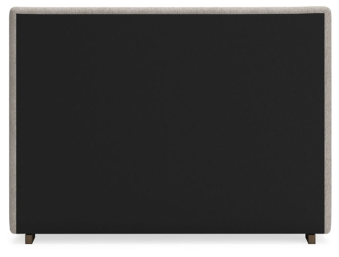 Cabalynn Queen Upholstered Bed with Mirrored Dresser and Nightstand Signature Design by Ashley®