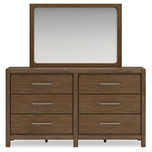Cabalynn Queen Upholstered Bed with Mirrored Dresser, Chest and Nightstand Signature Design by Ashley®