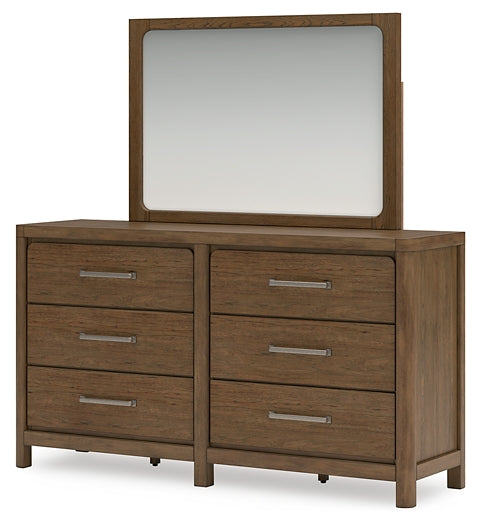 Cabalynn Queen Upholstered Bed with Mirrored Dresser, Chest and Nightstand Signature Design by Ashley®