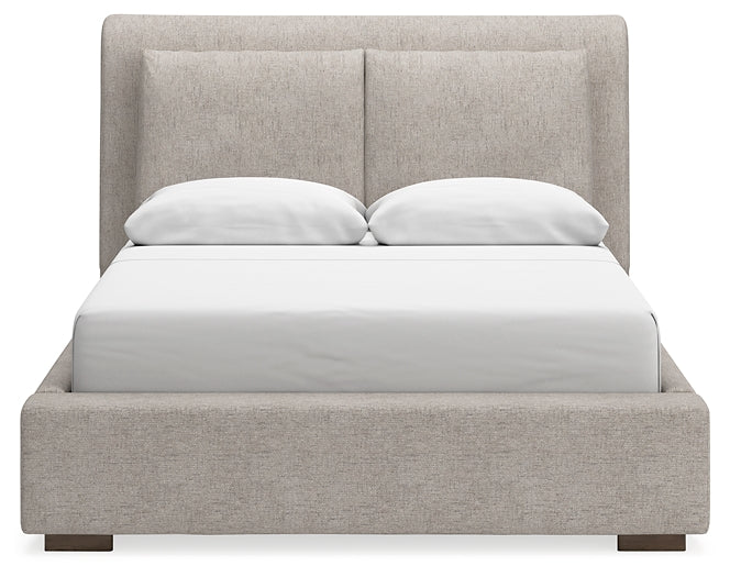 Cabalynn Queen Upholstered Bed with Mirrored Dresser, Chest and Nightstand Signature Design by Ashley®