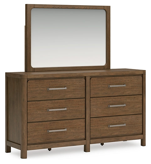 Cabalynn Queen Panel Bed with Storage with Mirrored Dresser and Nightstand Signature Design by Ashley®