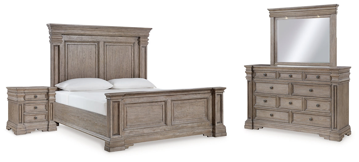 Blairhurst Queen Panel Bed with Mirrored Dresser and Nightstand Signature Design by Ashley®