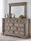 Blairhurst Queen Panel Bed with Mirrored Dresser and Nightstand Signature Design by Ashley®