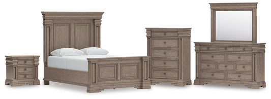 Blairhurst Queen Panel Bed with Mirrored Dresser, Chest and Nightstand Signature Design by Ashley®