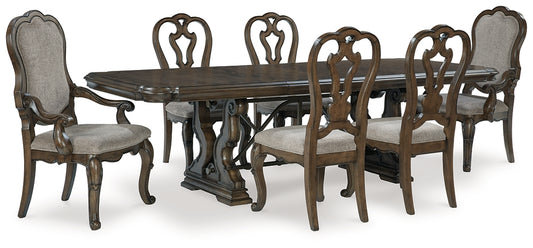 Maylee Dining Table and 6 Chairs Signature Design by Ashley®