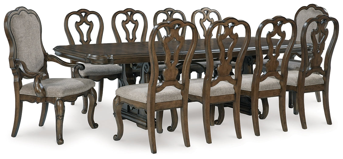 Maylee Dining Table and 10 Chairs Signature Design by Ashley®