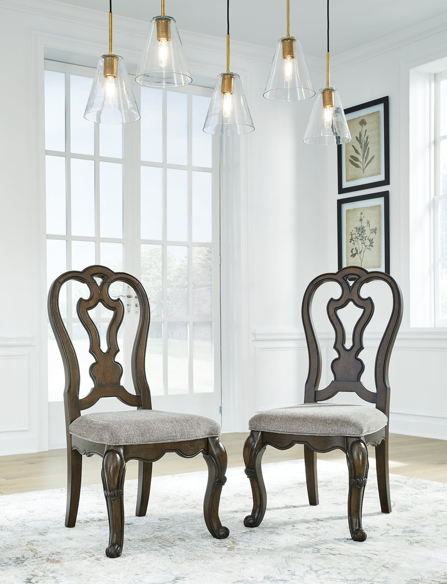 Maylee Dining Table and 6 Chairs Signature Design by Ashley®
