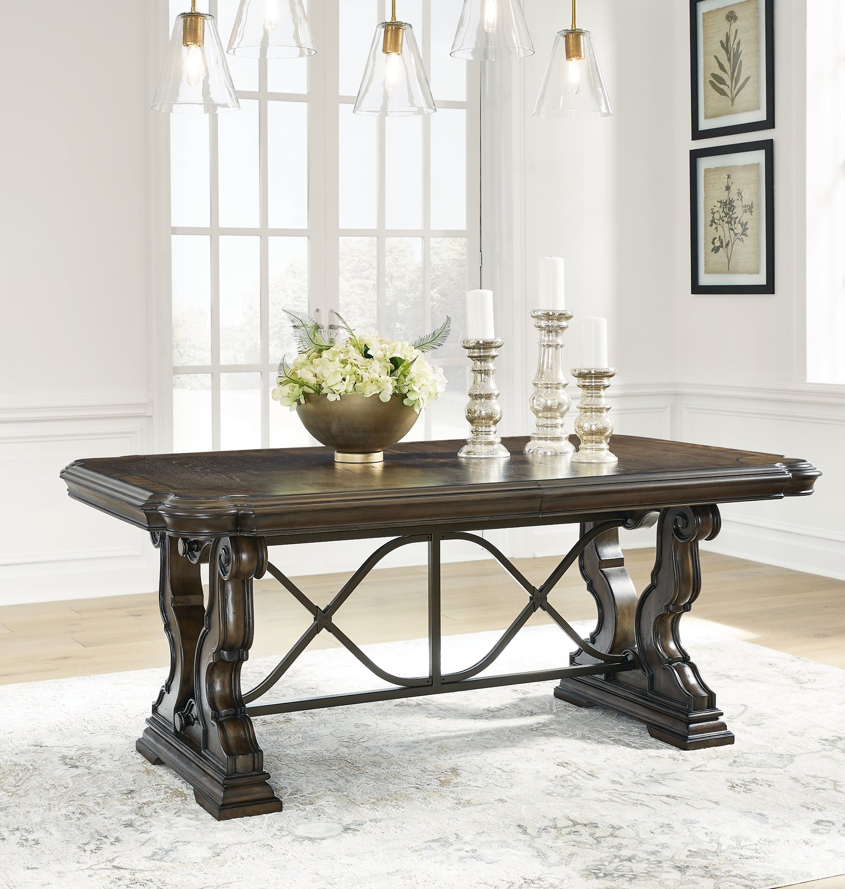 Maylee Dining Table and 6 Chairs Signature Design by Ashley®