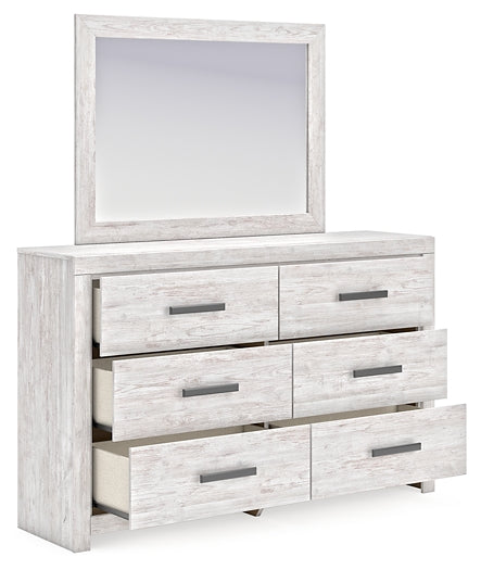 Cayboni Queen Panel Bed with Mirrored Dresser Signature Design by Ashley®