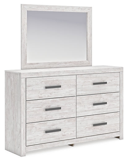 Cayboni Queen Panel Bed with Mirrored Dresser Signature Design by Ashley®