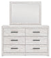 Cayboni Queen Panel Bed with Mirrored Dresser Signature Design by Ashley®