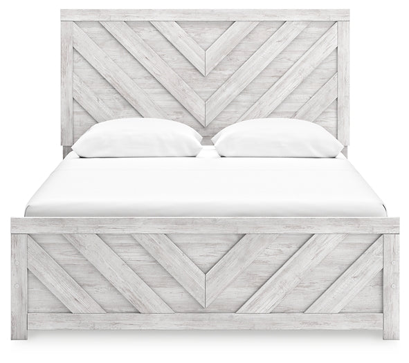 Cayboni Queen Panel Bed with Mirrored Dresser Signature Design by Ashley®