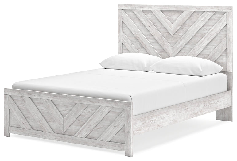 Cayboni Queen Panel Bed with Mirrored Dresser Signature Design by Ashley®