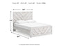 Cayboni Queen Panel Bed with Mirrored Dresser Signature Design by Ashley®