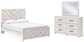 Cayboni Queen Panel Bed with Mirrored Dresser Signature Design by Ashley®