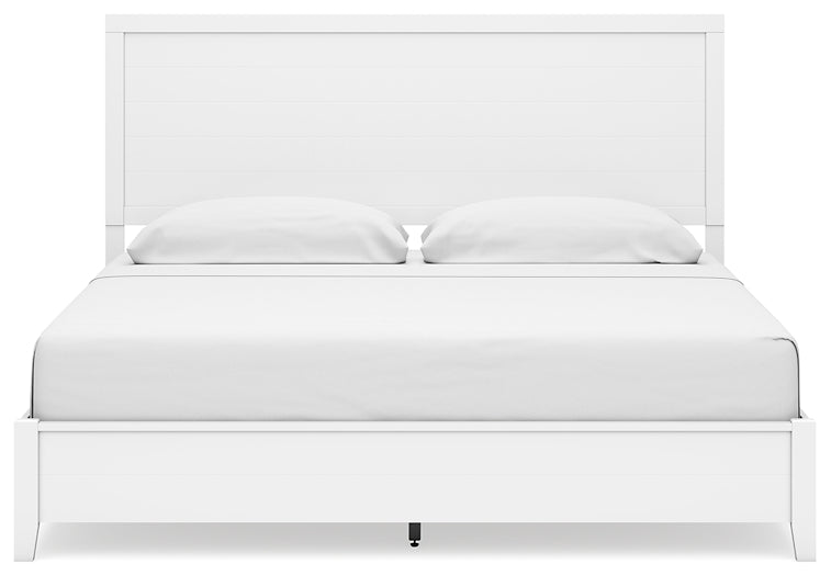 Binterglen King Panel Bed with Mirrored Dresser Signature Design by Ashley®