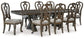 Maylee Dining Table and 8 Chairs Signature Design by Ashley®