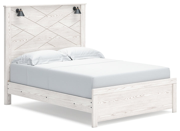 Gerridan Queen Panel Bed with Mirrored Dresser Signature Design by Ashley®