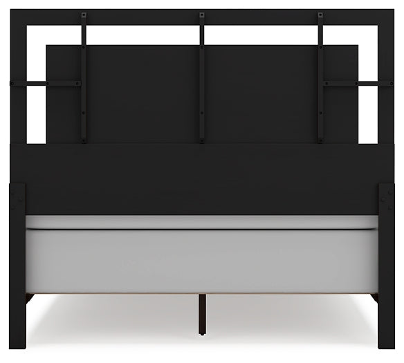 Covetown Queen Panel Bed with Mirrored Dresser Signature Design by Ashley®