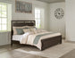 Covetown King Panel Bed with Mirrored Dresser Signature Design by Ashley®