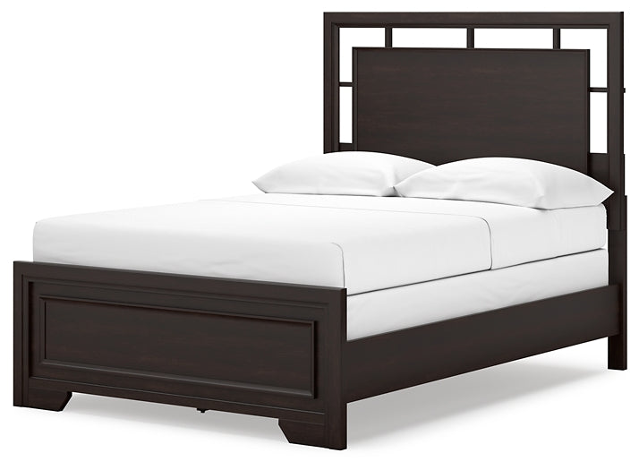 Covetown Full Panel Bed with Mirrored Dresser Signature Design by Ashley®