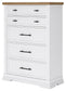Ashbryn Queen Panel Storage Bed with Mirrored Dresser, Chest and Nightstand Benchcraft®