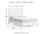 Binterglen Full Panel Bed with Mirrored Dresser Signature Design by Ashley®