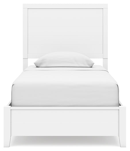 Binterglen Twin Panel Bed with Mirrored Dresser Signature Design by Ashley®
