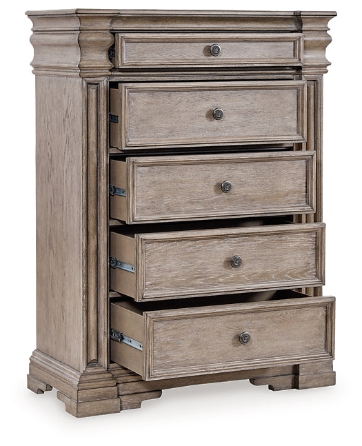 Blairhurst King Panel Bed with Mirrored Dresser, Chest and Nightstand Signature Design by Ashley®