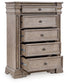 Blairhurst King Panel Bed with Mirrored Dresser, Chest and Nightstand Signature Design by Ashley®