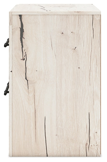 Lawroy Queen Panel Storage Bed with Mirrored Dresser, Chest and Nightstand Benchcraft®