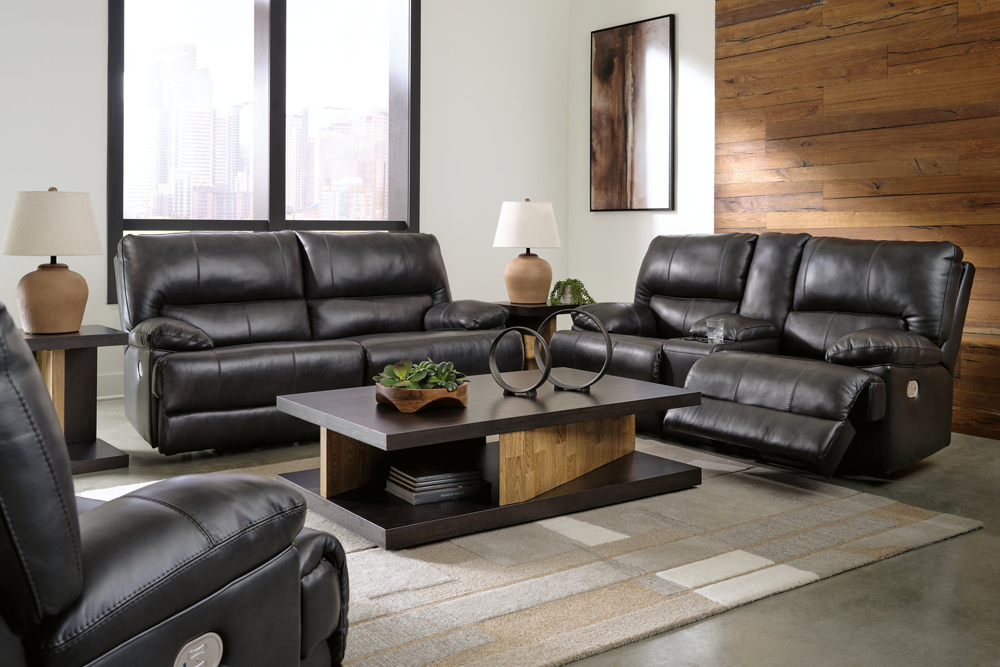 Mountainous Sofa, Loveseat and Recliner Signature Design by Ashley®