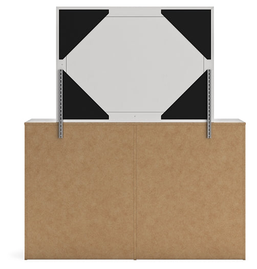 Cayboni Twin Panel Bed with Mirrored Dresser, Chest and Nightstand Signature Design by Ashley®