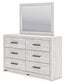 Cayboni Twin Panel Bed with Mirrored Dresser, Chest and Nightstand Signature Design by Ashley®
