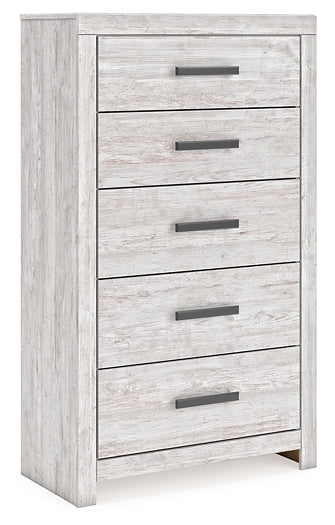 Cayboni Twin Panel Bed with Mirrored Dresser, Chest and Nightstand Signature Design by Ashley®