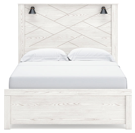 Gerridan Queen Panel Bed with Mirrored Dresser, Chest and Nightstand Signature Design by Ashley®