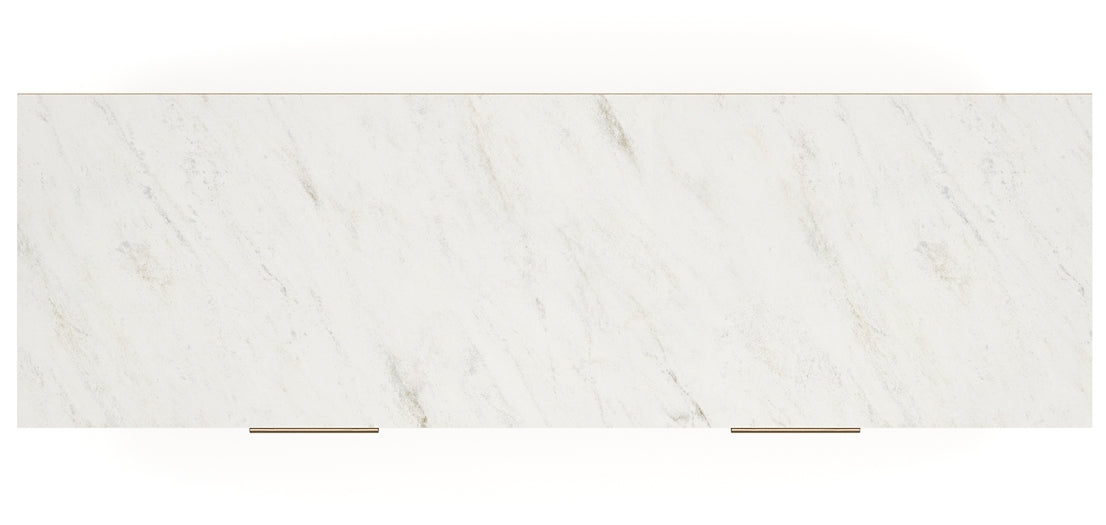 Cadmori Queen Upholstered Panel Bed with Mirrored Dresser, Chest and Nightstand Signature Design by Ashley®