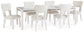 Chalanna Dining Table and 6 Chairs Signature Design by Ashley®