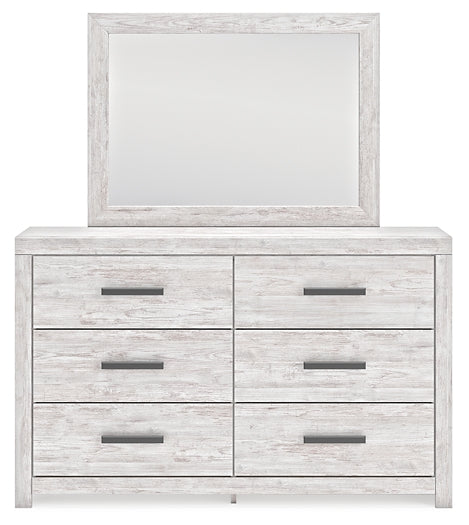 Cayboni King Panel Bed with Mirrored Dresser Signature Design by Ashley®
