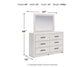 Cayboni King Panel Bed with Mirrored Dresser Signature Design by Ashley®