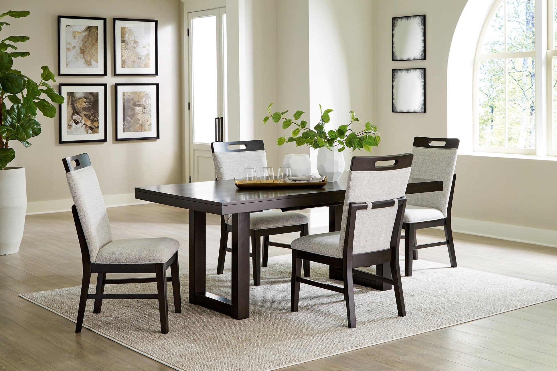 Neymorton Dining Table and 4 Chairs Signature Design by Ashley®