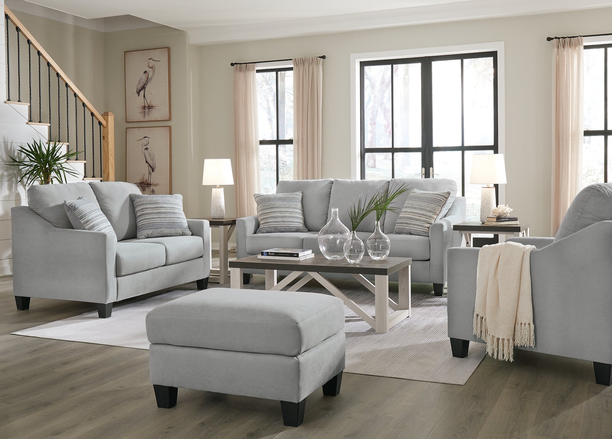 Adlai Sofa, Loveseat, Chair and Ottoman Signature Design by Ashley®