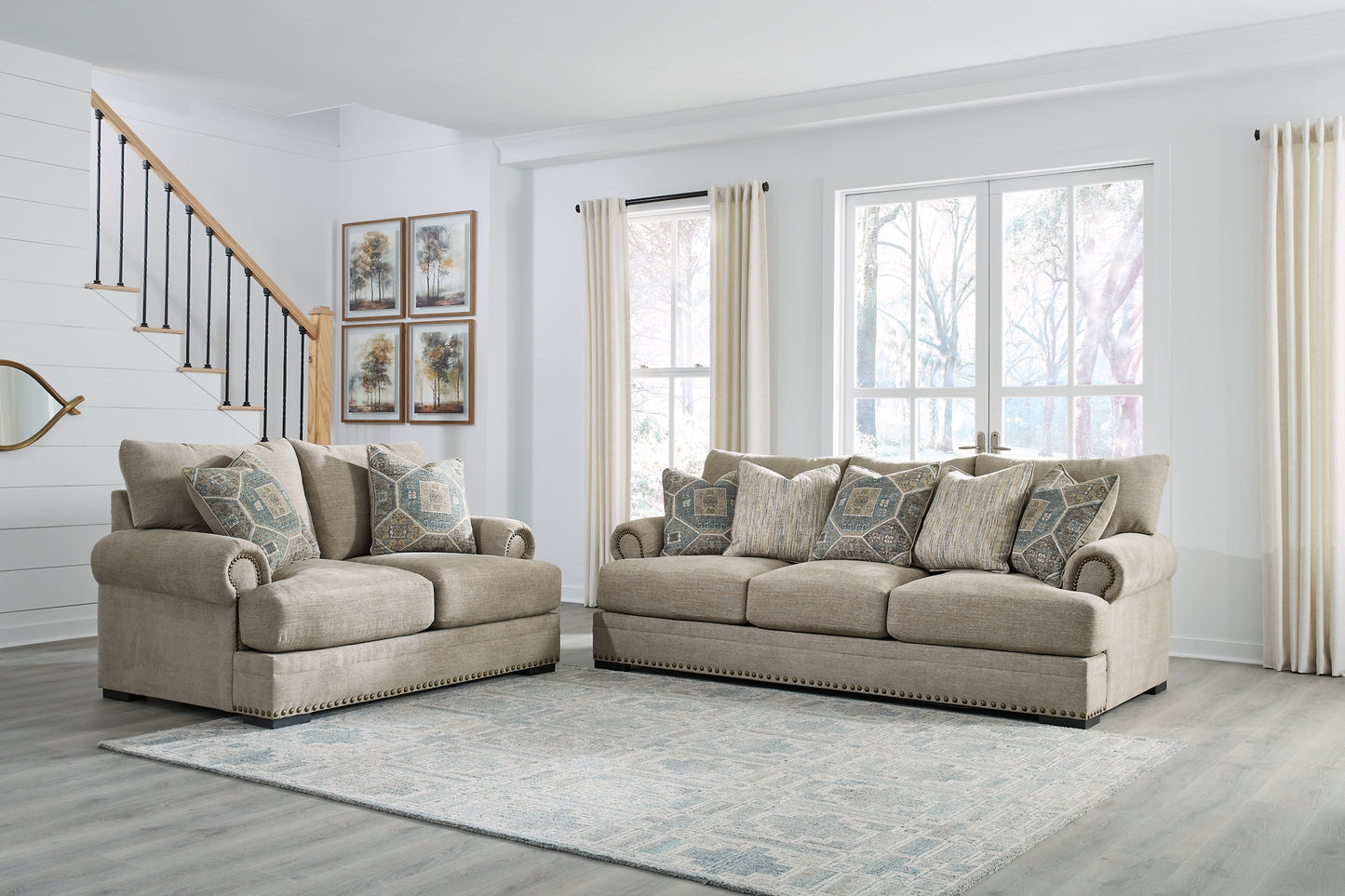 Galemore Sofa, Loveseat, Chair and Ottoman Benchcraft®
