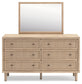 Cielden Queen Panel Bed with Mirrored Dresser Signature Design by Ashley®
