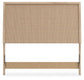 Cielden Full Panel Headboard with Mirrored Dresser Signature Design by Ashley®