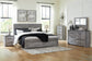 Bronyan King Panel Bed with Mirrored Dresser and Nightstand Signature Design by Ashley®